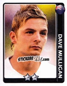 Sticker Dave Mulligan - England 2010 n. 366 - Topps