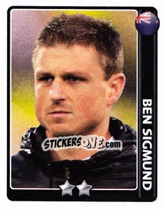 Sticker Ben Sigmund - England 2010 - Topps