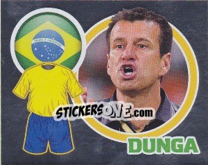Sticker Country Flag / The Boss: Dunga - England 2010 n. 369 - Topps