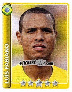 Sticker Luís Fabiano - England 2010 n. 381 - Topps