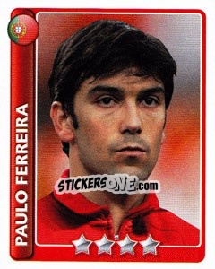 Sticker Paulo Ferreira - England 2010 n. 387 - Topps