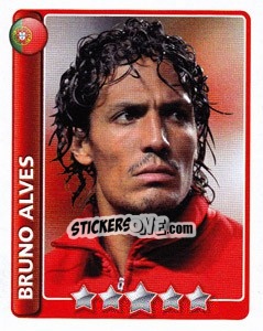 Sticker Bruno Alves - England 2010 n. 389 - Topps