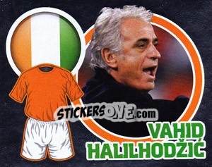 Sticker Country Flag / The Boss: Vahid Halilhodžic - England 2010 - Topps
