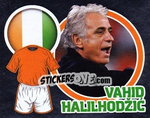 Sticker Country Flag / The Boss: Vahid Halilhodžic - England 2010 n. 397 - Topps