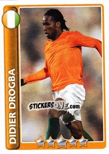 Sticker Star Player: Didier Drogba - England 2010 n. 398 - Topps