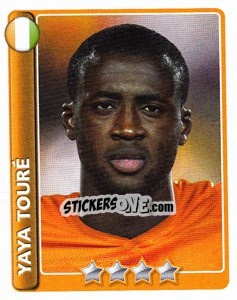 Sticker Yaya Touré - England 2010 - Topps