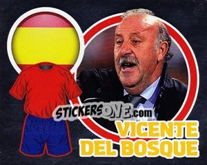 Sticker Country Flag / The Boss: Vicente Del Bosque - England 2010 n. 409 - Topps