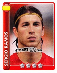 Sticker Sergio Ramos - England 2010 - Topps