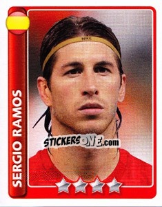 Sticker Sergio Ramos - England 2010 n. 412 - Topps