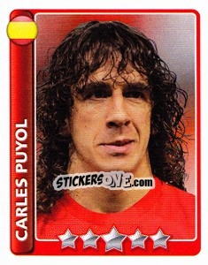 Sticker Carles Puyol - England 2010 n. 413 - Topps