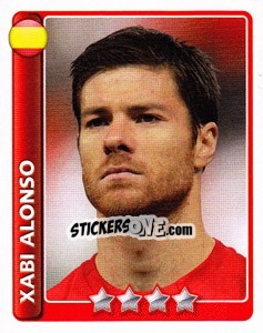 Sticker Xabi Alonso - England 2010 n. 419 - Topps