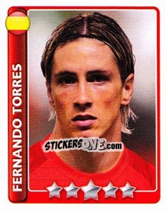 Sticker Fernando Torres - England 2010 - Topps