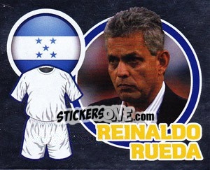 Sticker Country Flag / The Boss: Reinaldo Rueda - England 2010 n. 437 - Topps