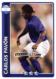 Sticker Star Player: Carlos Pavón - England 2010 n. 438 - Topps