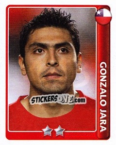 Sticker Gonzalo Jara - England 2010 n. 443 - Topps