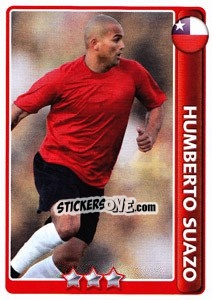 Sticker Star Player: Humberto Suazo - England 2010 n. 444 - Topps