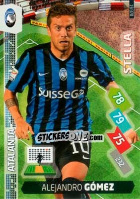 Sticker Alejandro Gomez - Calciatori 2014-2015. Adrenalyn XL n. 19 - Panini