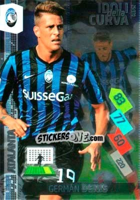 Sticker German Denis - Calciatori 2014-2015. Adrenalyn XL n. 25 - Panini