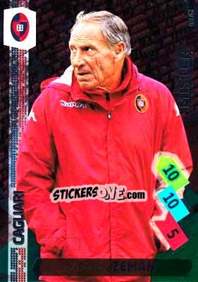 Sticker Zdenek Zeman - Calciatori 2014-2015. Adrenalyn XL n. 29 - Panini