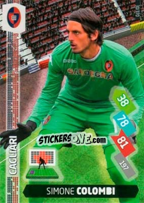 Sticker Simone Colombi - Calciatori 2014-2015. Adrenalyn XL n. 30 - Panini