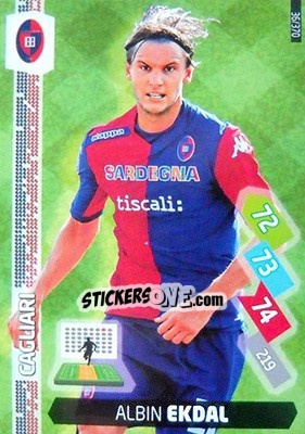 Sticker Albin Ekdal - Calciatori 2014-2015. Adrenalyn XL n. 36 - Panini
