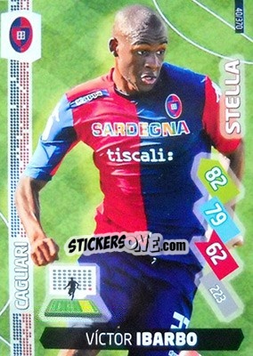 Sticker Victor Ibarbo - Calciatori 2014-2015. Adrenalyn XL n. 40 - Panini