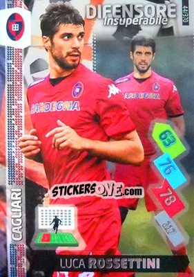 Sticker Luca Rossettini - Calciatori 2014-2015. Adrenalyn XL n. 44 - Panini