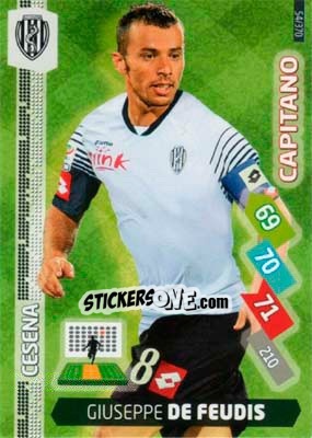 Sticker Giuseppe De Feudis - Calciatori 2014-2015. Adrenalyn XL n. 54 - Panini