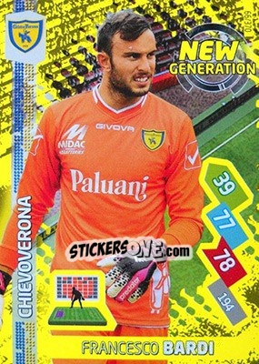 Sticker Francesco Bardi - Calciatori 2014-2015. Adrenalyn XL - Panini