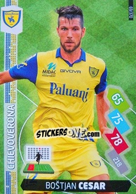 Figurina Bostjan Cesar - Calciatori 2014-2015. Adrenalyn XL - Panini