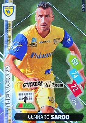 Sticker Gennaro Sardo - Calciatori 2014-2015. Adrenalyn XL n. 70 - Panini