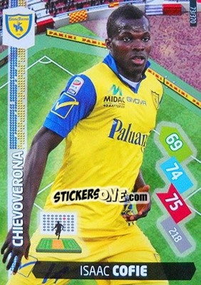 Cromo Isaac Cofie - Calciatori 2014-2015. Adrenalyn XL n. 73 - Panini