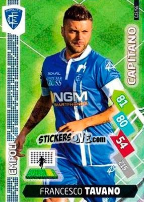 Sticker Francesco Tavano - Calciatori 2014-2015. Adrenalyn XL n. 95 - Panini