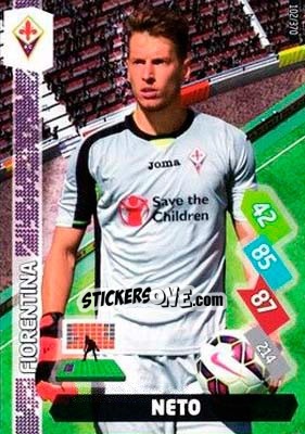 Sticker Neto - Calciatori 2014-2015. Adrenalyn XL n. 102 - Panini
