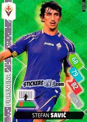 Sticker Stefan Savic - Calciatori 2014-2015. Adrenalyn XL n. 105 - Panini