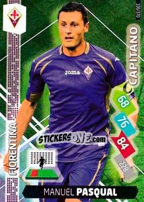 Sticker Manuel Pasqual - Calciatori 2014-2015. Adrenalyn XL n. 106 - Panini