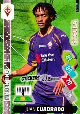 Sticker Juan Cuadrado - Calciatori 2014-2015. Adrenalyn XL n. 107 - Panini