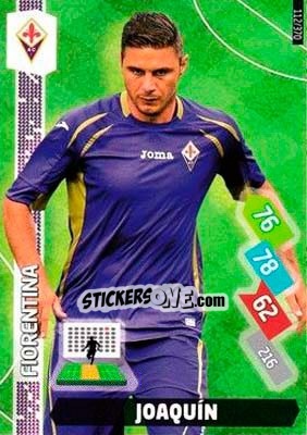 Sticker Joaquin - Calciatori 2014-2015. Adrenalyn XL n. 112 - Panini