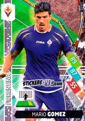 Sticker Mario Gomez - Calciatori 2014-2015. Adrenalyn XL n. 114 - Panini