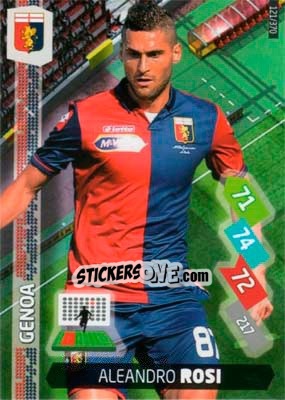 Sticker Aleandro Rosi - Calciatori 2014-2015. Adrenalyn XL n. 121 - Panini