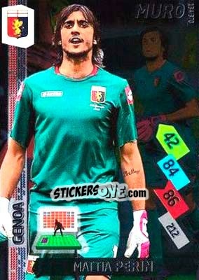 Figurina Mattia Perin - Calciatori 2014-2015. Adrenalyn XL - Panini