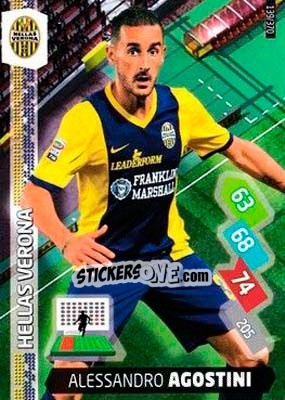 Sticker Alessandro Agostini - Calciatori 2014-2015. Adrenalyn XL n. 139 - Panini