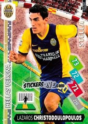 Figurina Lazaros Christodoulopoulos - Calciatori 2014-2015. Adrenalyn XL - Panini