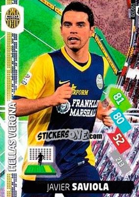 Sticker Javier Saviola - Calciatori 2014-2015. Adrenalyn XL n. 150 - Panini