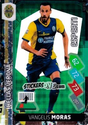 Sticker Vangelis Moras - Calciatori 2014-2015. Adrenalyn XL n. 153 - Panini