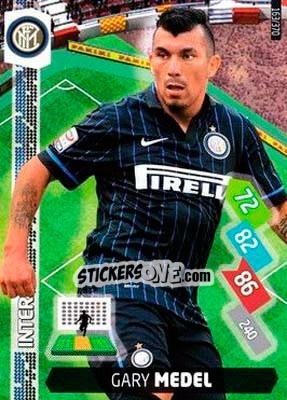 Sticker Gary Medel - Calciatori 2014-2015. Adrenalyn XL n. 163 - Panini