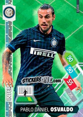 Sticker Pablo Daniel Osvaldo - Calciatori 2014-2015. Adrenalyn XL n. 167 - Panini