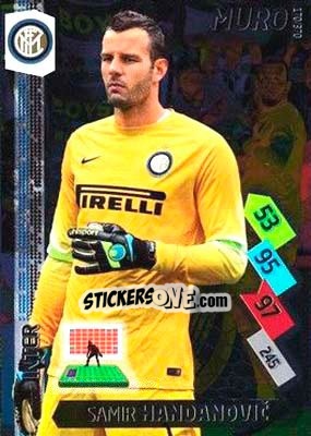 Sticker Samir Handanovic - Calciatori 2014-2015. Adrenalyn XL n. 170 - Panini