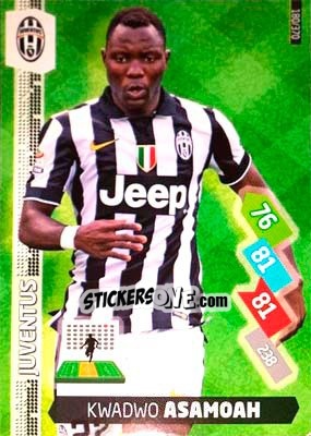 Sticker Kwadwo Asamoah - Calciatori 2014-2015. Adrenalyn XL n. 180 - Panini