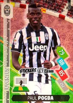 Sticker Paul Pogba - Calciatori 2014-2015. Adrenalyn XL n. 182 - Panini
